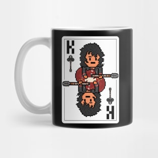 Pixelrockstars King of Clubs Playing Card Mug